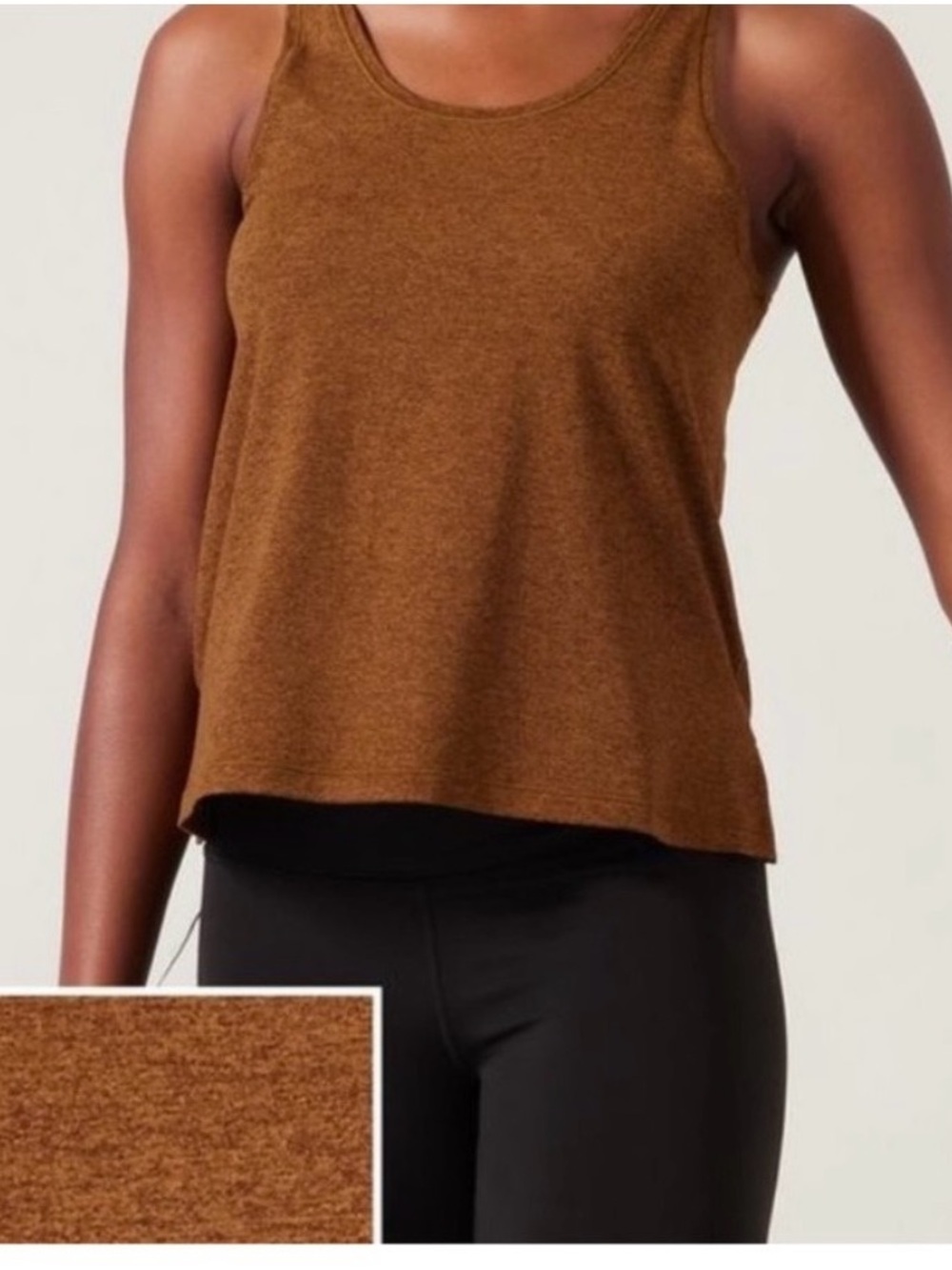 Athleta Uptempo Elevate II
Tank Heather Mahogany
Workout